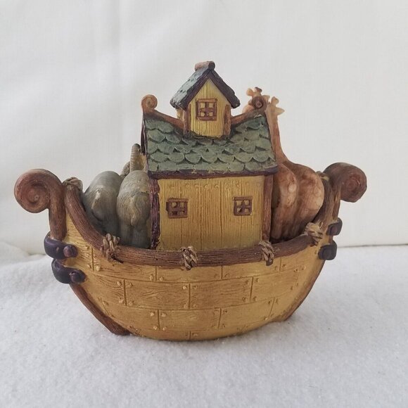 Noah's Ark Resin Statue W0094 animals pairs Tii Collections resin figurine bible - Picture 3 of 11